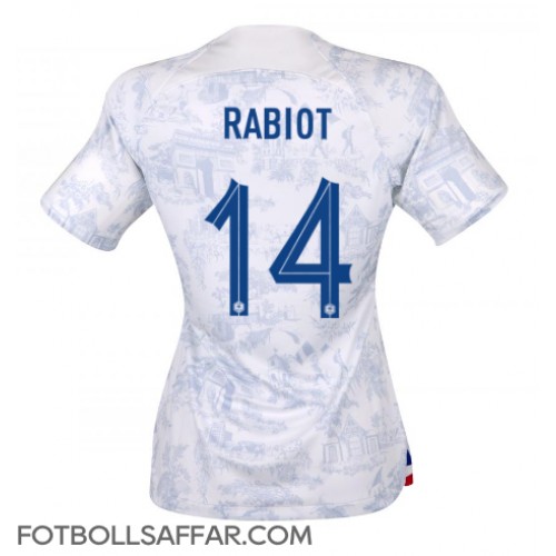Frankrike Adrien Rabiot #14 Bortatröja Dam VM 2022 Kortärmad